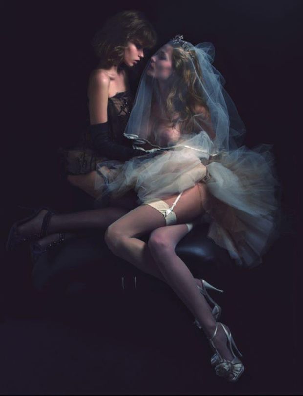 Stunning lesbian lingerie in incredible picture