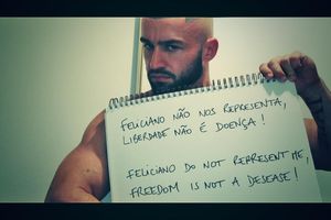 AtÃ© o FranÃ§ois Sagat nos apoiando.