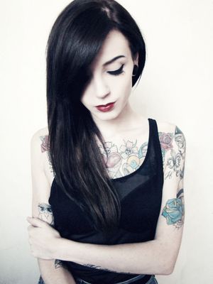 Lovely emo homemade in amazing selfshot costume photo