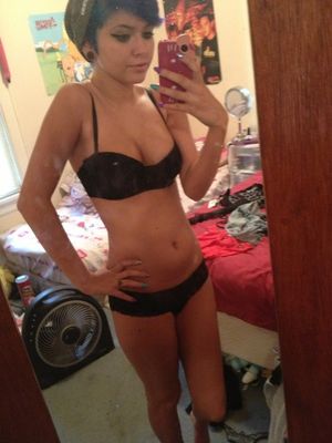 Superb emo novice in incredible rookie selfshot picture