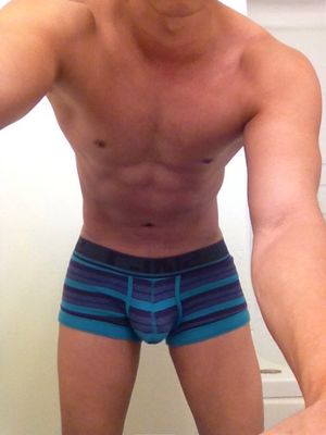 Awesome panties pic with a stunning gay