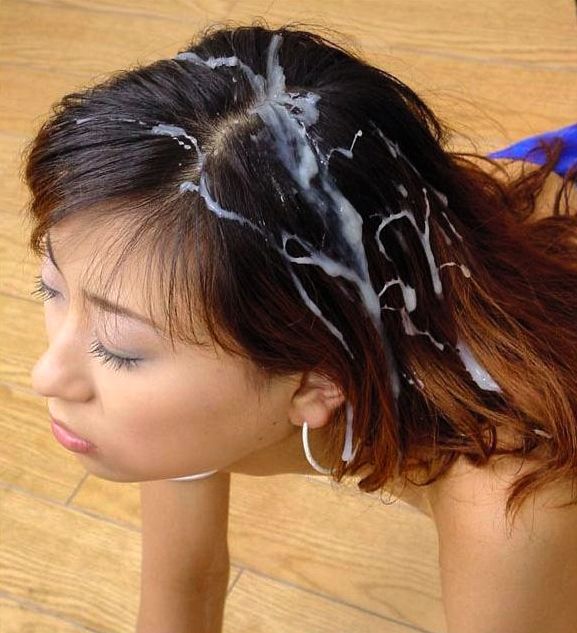 Cum at hairdresser