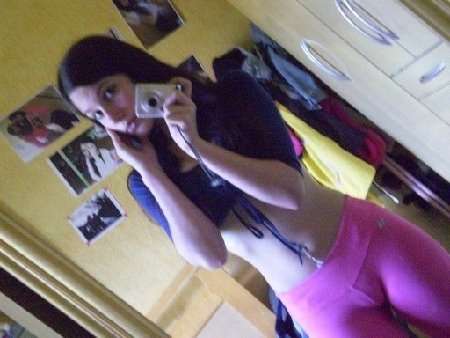 cute teen showing selfshot cameltoe