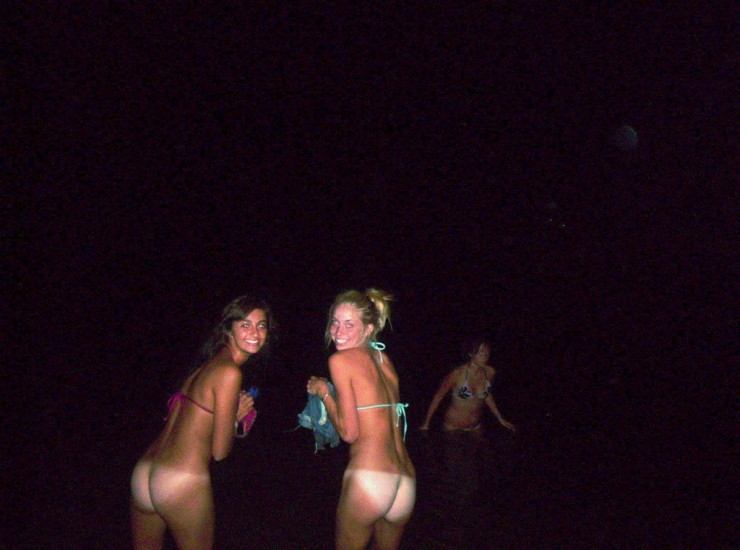 Bottomless bikinis at midnight!
