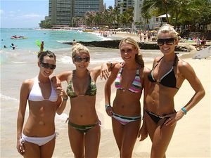 sexy sluts on the beach