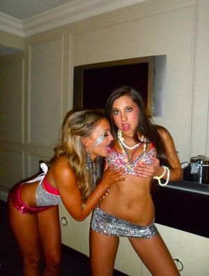 two dirty sluts at a party. these girls will fuck anyone, anywhere, seriously