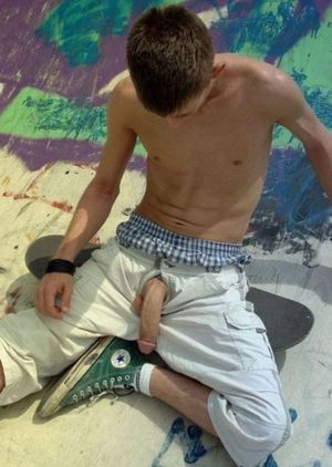 Hanging out at the skate park