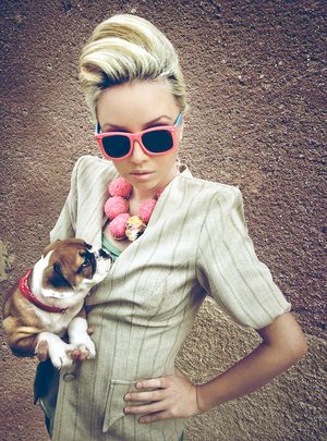 Fabulous blonde in this amazing picture