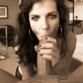 When the blowjob is over, it's time to get to work, Stud.  Now shove your hard cock in me and pound my ass until I scream.