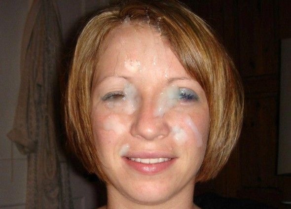 Young cutie's facial