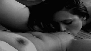 sucking and tugging my lips....