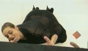 Amazing deepthroat gif image