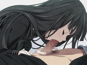 Incredible head hentai pic with a stunning brunette