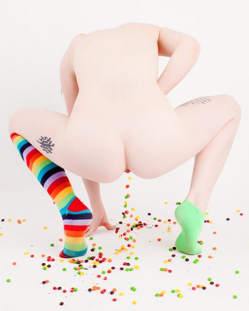 Talk about tasting the rainbow!