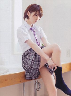 cute asiatic schoolgirl