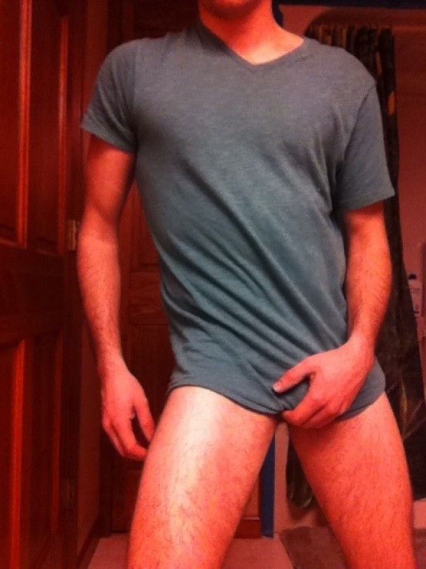 Grabbing my bulge