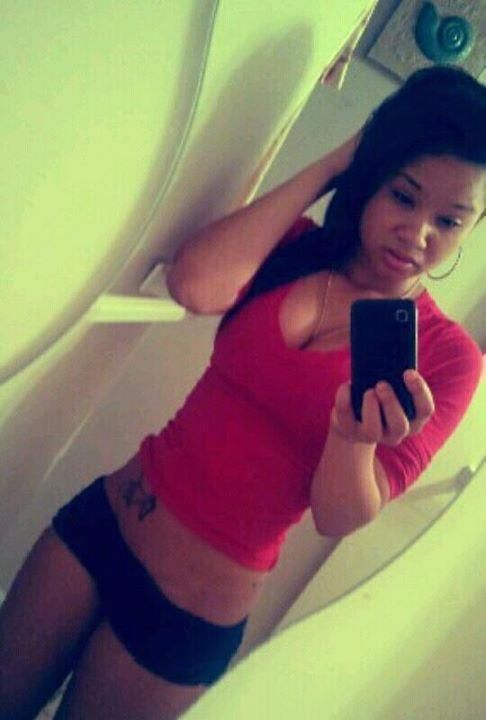 Incredible selfshot photo with a stunning dark-skinned teen