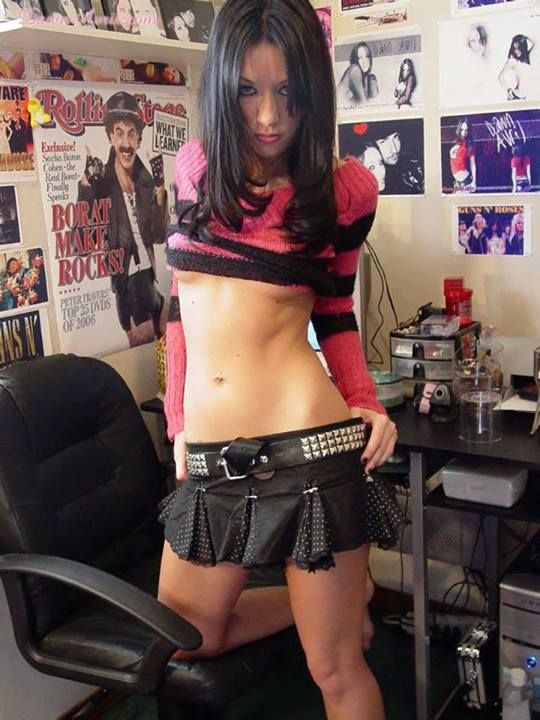 Incredible photo with a hot brunette