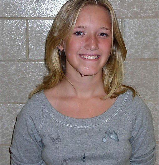 Amazing cum in the face photo