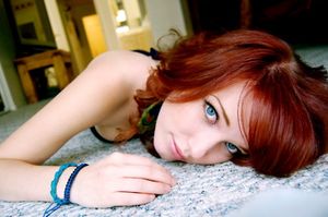 Hot photo with fabulous redhead