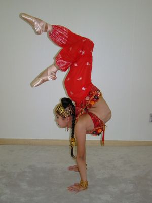 Flexi-Babe Doing Her Thing!