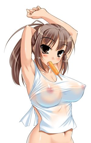 Sexy hooters in a amazing anime porn photo