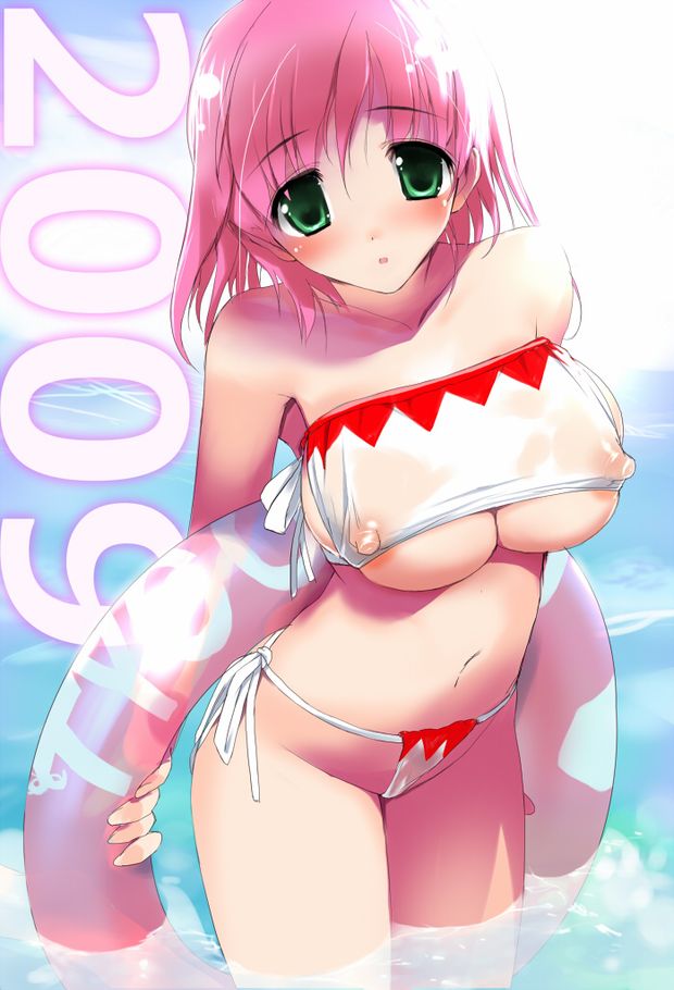 Beautiful rack bra in a hot hentai panties photo