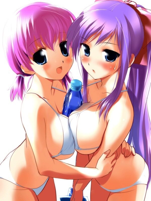 Superb lesbian boobs in this hot hentai picture