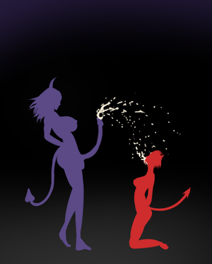 Incredible cumshot anime porn picture