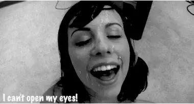 I can't open my eyes!