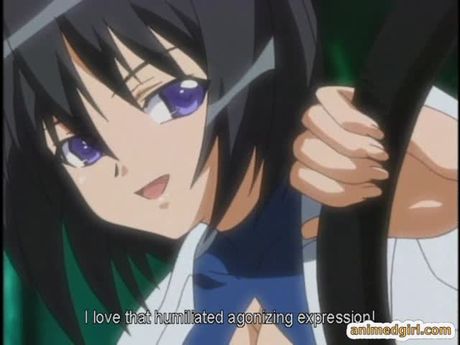 Busty hentai pregnant caught and assfucked by tentacles