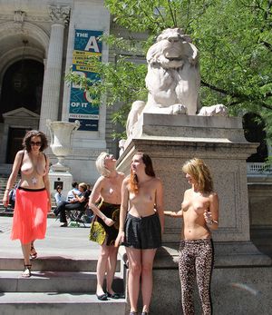 A new college camp movement: The 1st warn day in May is topless CoEd day!