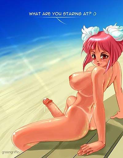 Lovely shemale rack in amazing big load anime porn picture
