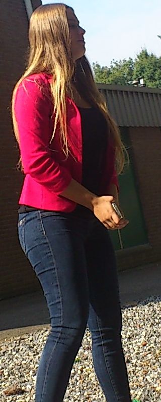 Superb blonde teen in a awesome picture