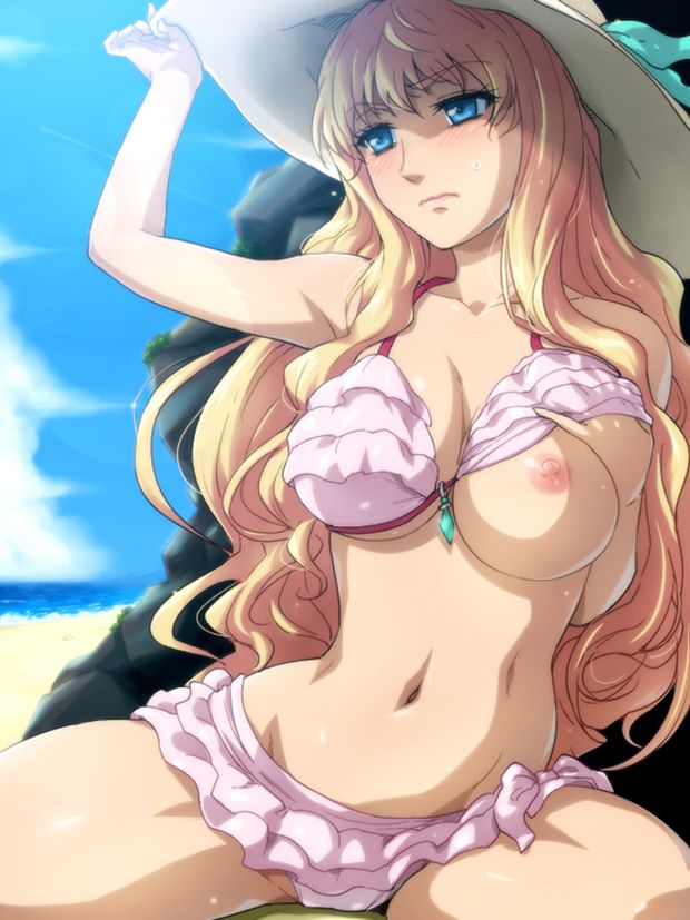 Amazing anime porn g-string pic featuring beautiful hooters
