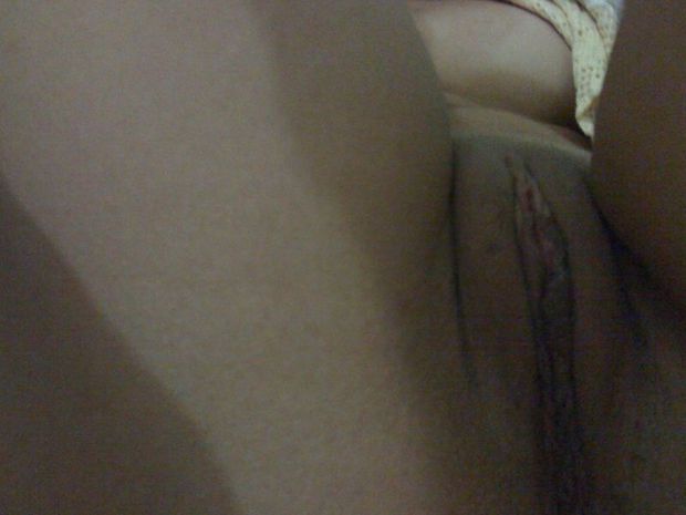 after her shower