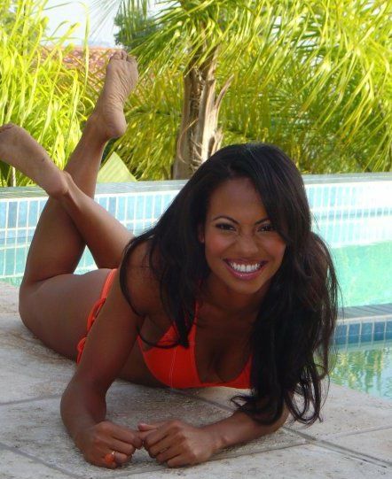 Hot photo with gorgeous ebony teen