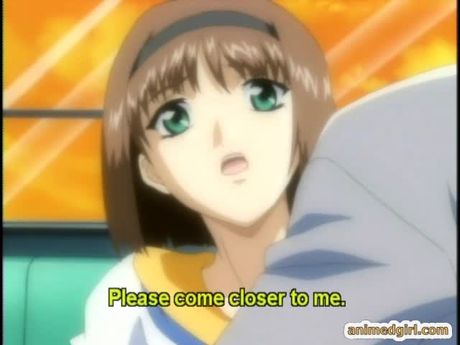 Hentai coeds threesome hard fucked