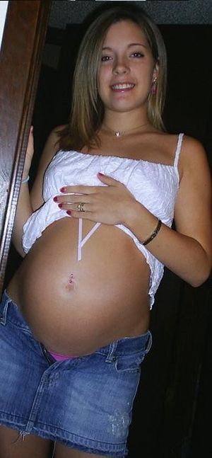 Cute Pregnant Blonde