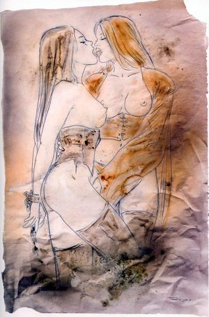 Lesbian Drawing