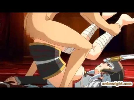 Roped hentai Princess hot threesome wetpussy fucking