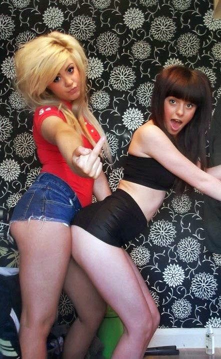 Great Spanking Material! YUMMY GIRLS