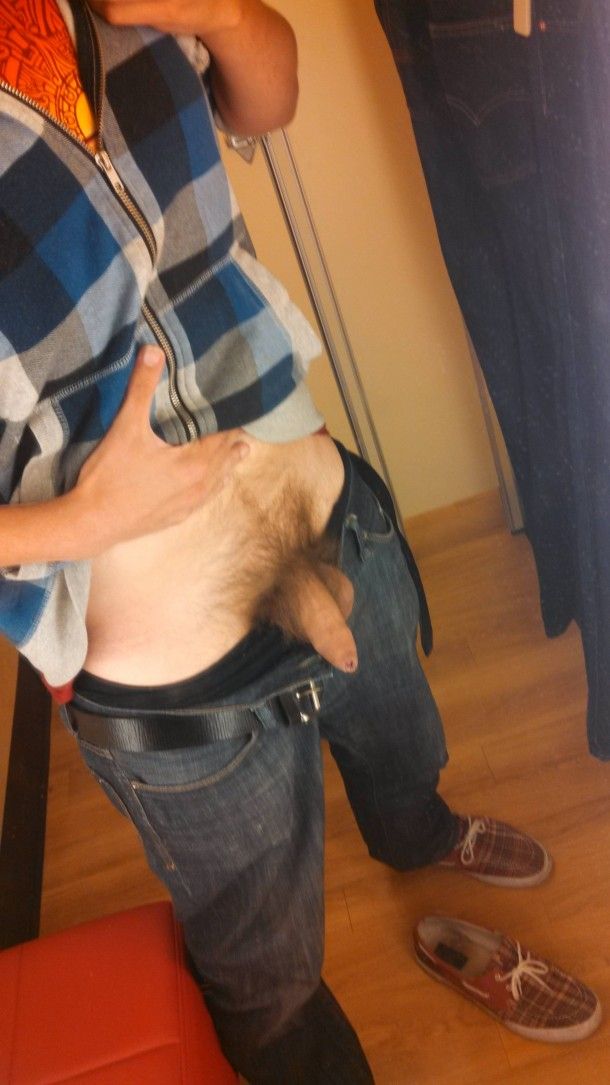 A little peek in the fitting room