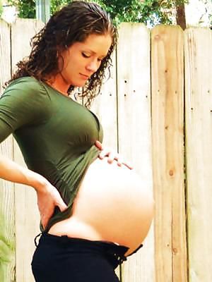 Big Pregnant Belly