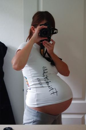 Big Pregnant Belly