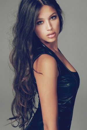 Incredible picture with stunning brunette