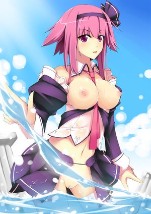 Hot anime porn uniform pic featuring lovely rack