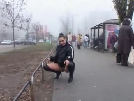 Pissing in public