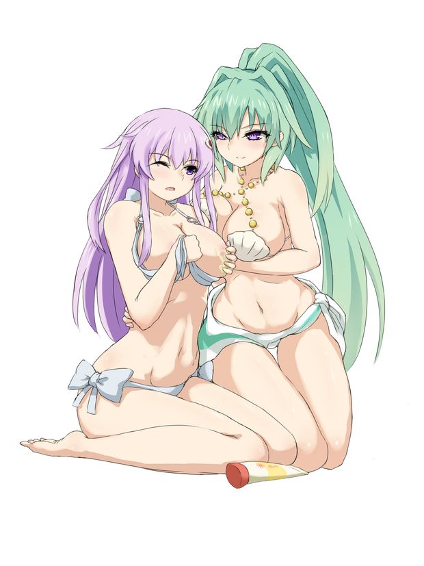 Incredible hentai picture with superb lesbian jugs