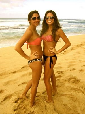 Sisters at the Beach